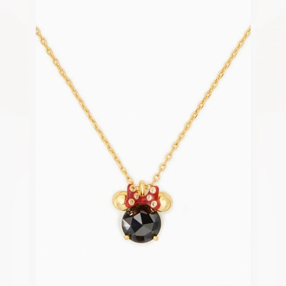 NWT Kate Spade x Disney New York Minnie Pendant Necklace - Picture 1 of 6